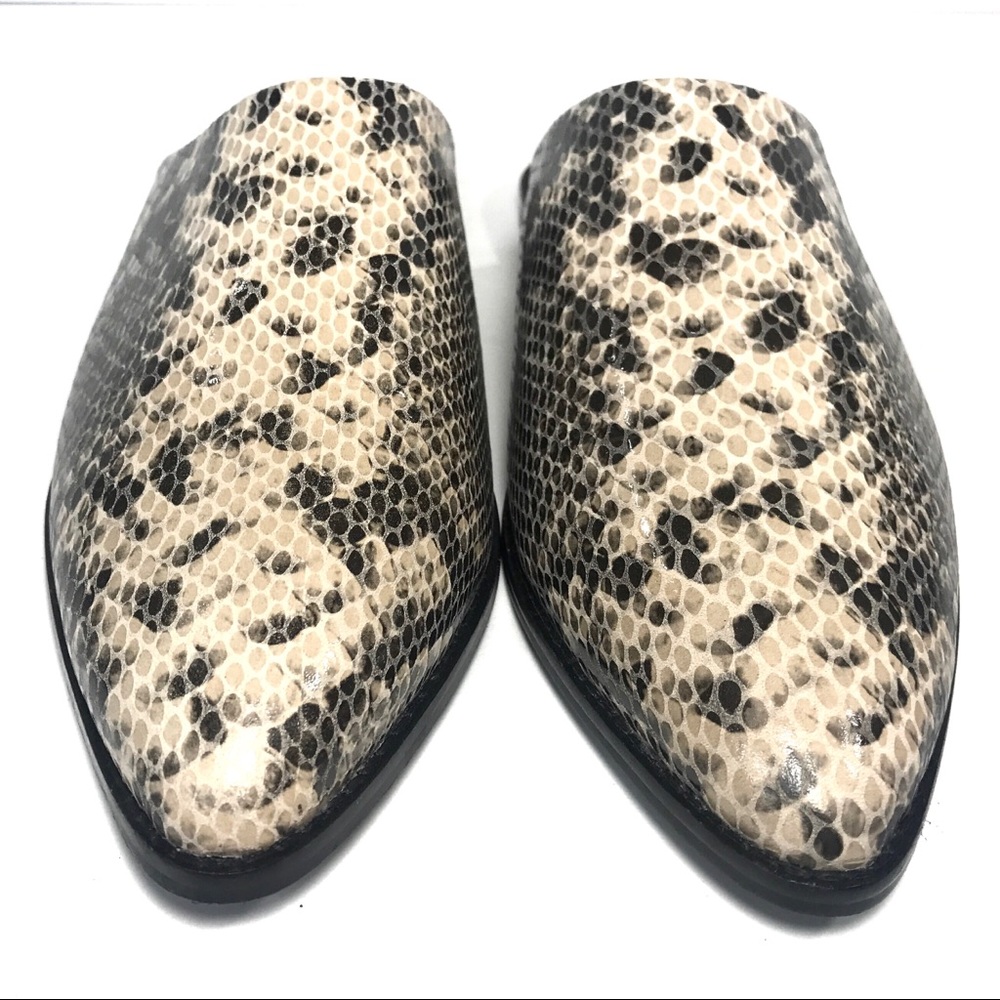 Seychelles Impersonate Snake Pattern Leather Mules - image 4